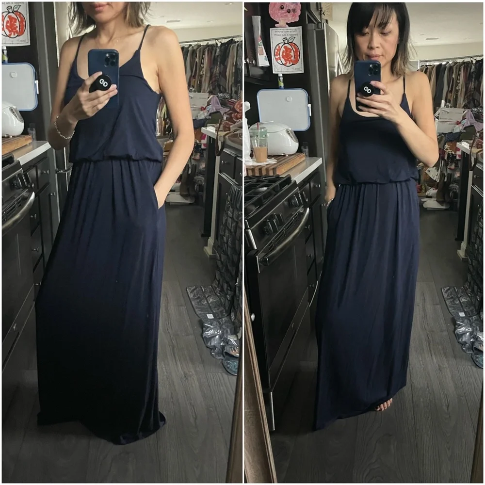 Boho Minimalist Cami Pocket Maxi Dress - Picture 10 of 11